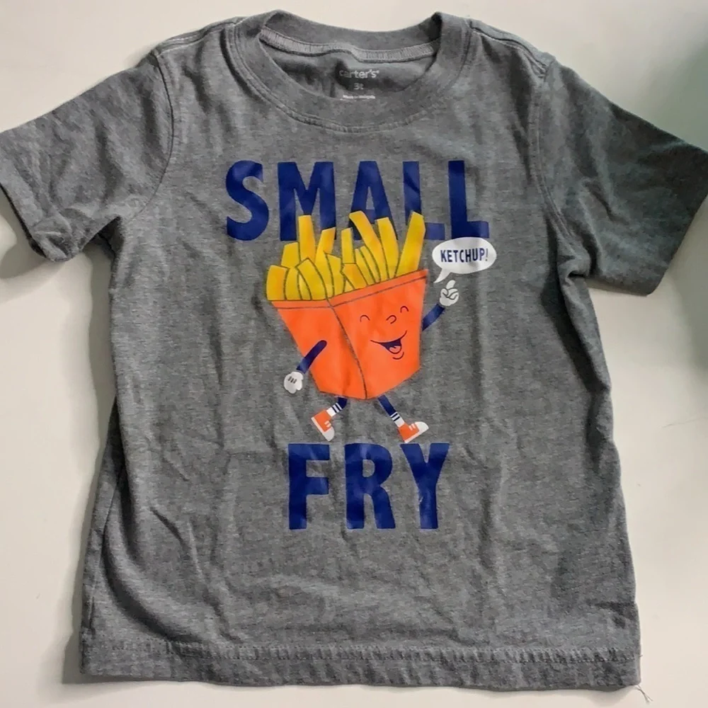Carter’s small fry graphic short sleeve T-shirt 3T unisex toddler